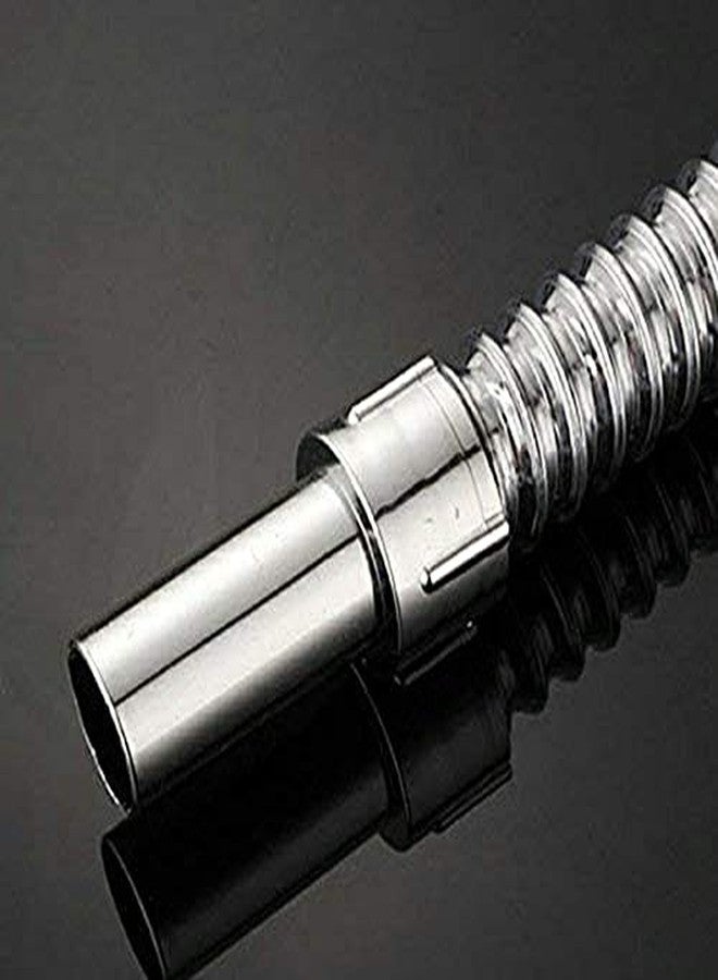 SELLZY Chrome Flexible PVC Waste Pipe for Wash Basin, Bathroom & Kitchen Sink | Heavy Duty CP Drain Hose/Outlet Tube Connector 1 1/4inch | Leak Proof, Durable, Install (1meter - Image 5